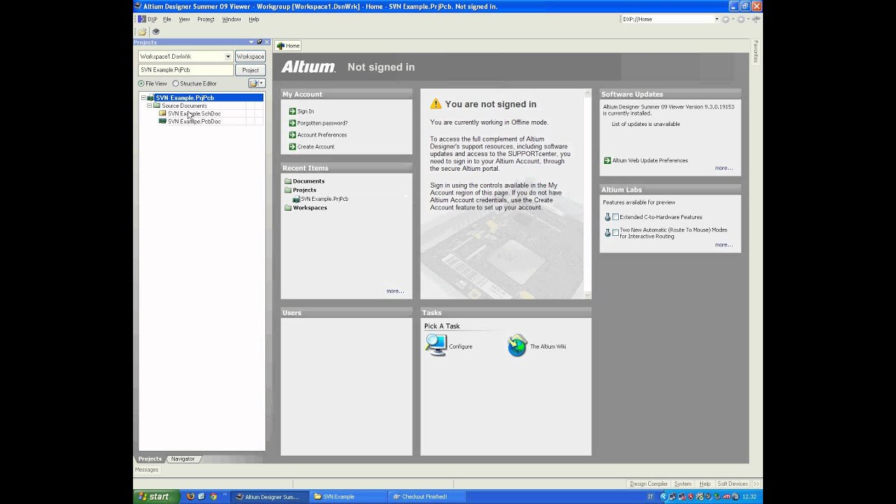 SVN Checkout for Altium Designer ® Viewer - YouTube