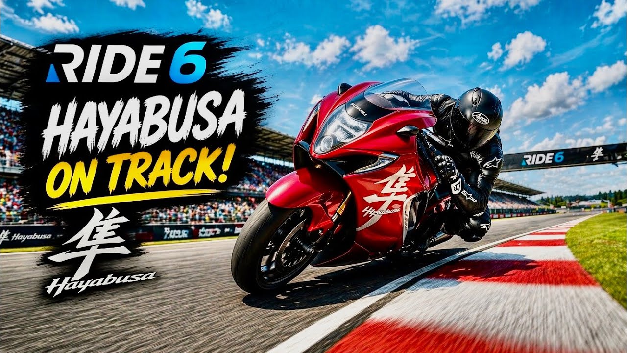 Ride 6 Hayabusa ON TRACK 🏍️💨 | Ultimate Speed & Control 😍🔥 - YouTube