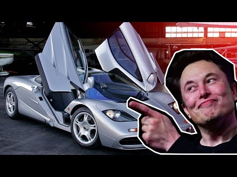 Илон Маск и его первая реакция на купленный McLaren F1 за 1 300 000$. История создания суперкара