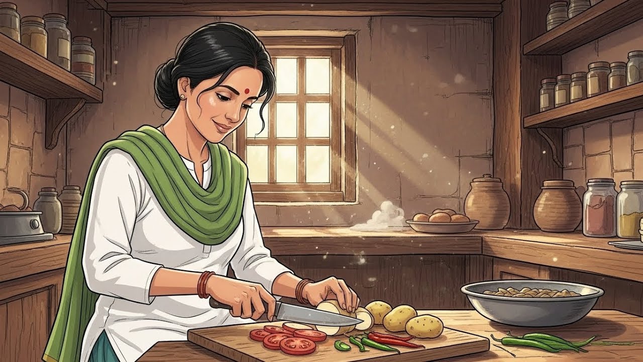 Village Life with Family  | A Warm & Cozy Day | Ghibli Style ASMR | Ghibli Life