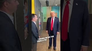 Donald Trump just got a job at McDonalds #trending #shorts