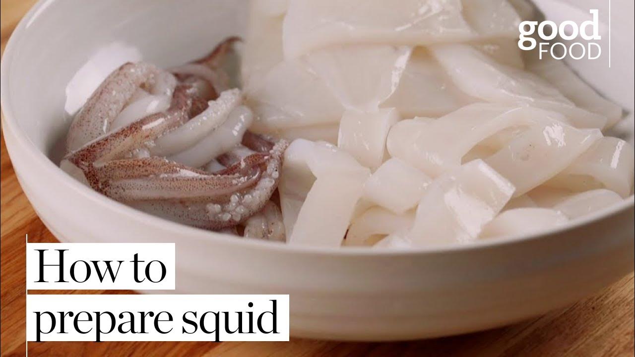How to prepare squid - YouTube