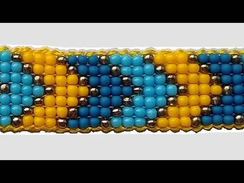 DIY weaving machine. Bead Bracelet For Beginners