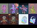 ALL Monsters Fanmade by Nova / MSM vs Raw Zebra | My Singing Monsters