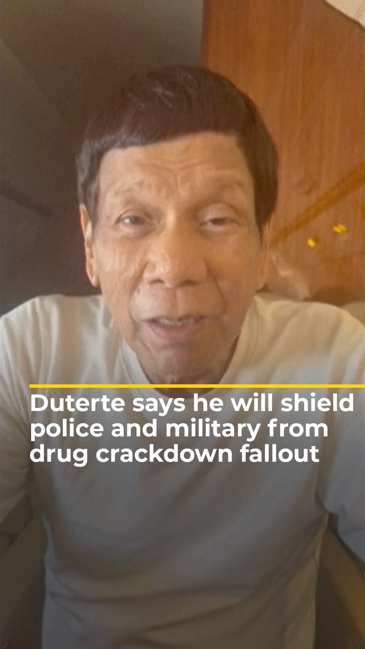 Duterte says he will shield police, military from drug crackdown fallout | AJ #shorts