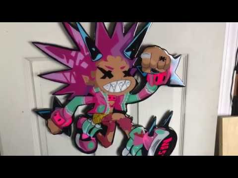 Quick Showcase Custom Art Made For Rico Nasty Youtube - roblox nasty spray paint