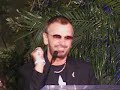 Ringo Starr Hollywood Walk of Fame speech