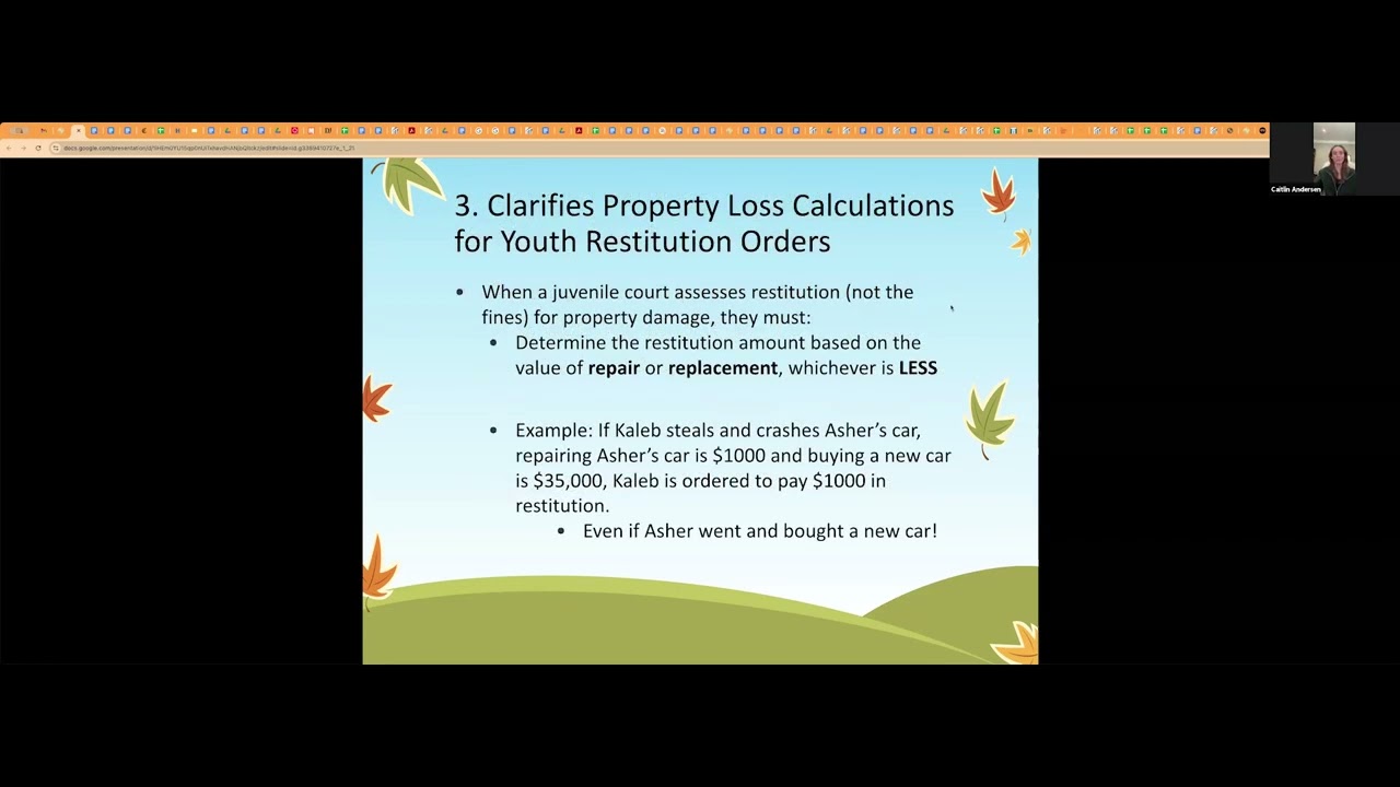 Implementation of AB 1186: Restitution Fines Reform