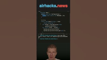 Java Interfaces: The Shortest Possible Field / Constant #java #shorts #coding #airhacks