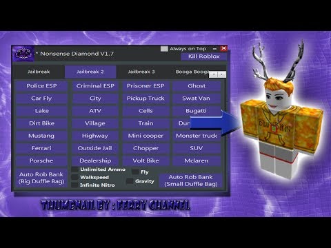 Free Roblox Hack Exploit Nonsense Diamond 1 7 W Admin Cmds Autorob Much More Youtube - skachat nonsense diamond noclip teleport speed hack in roblox