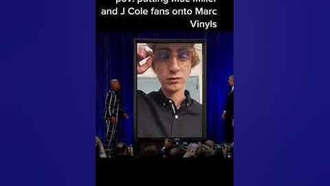 POV: Putting Mac Miller and J Cole fans onto @MarcVinyls Marc Vinyls TikTok #shorts