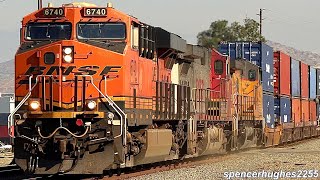 LONG FREIGHT TRAINS (200  Cars !!!)