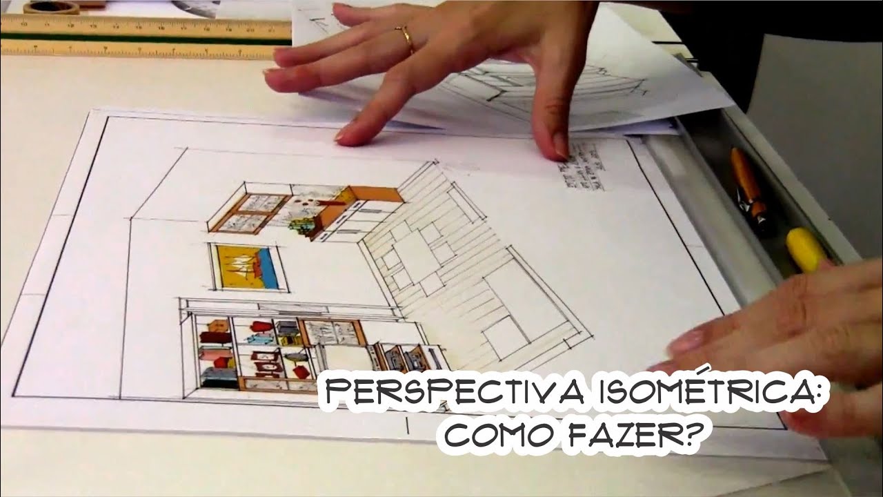 Perspectiva Isométrica Como fazer? YouTube Perspectiva Isométrica Como fazer? YouTube