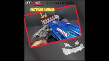 Arrma Limitless ACTIVE Rear Wing and Bottom Plate w/ Splitter V2.0 - StupidRC