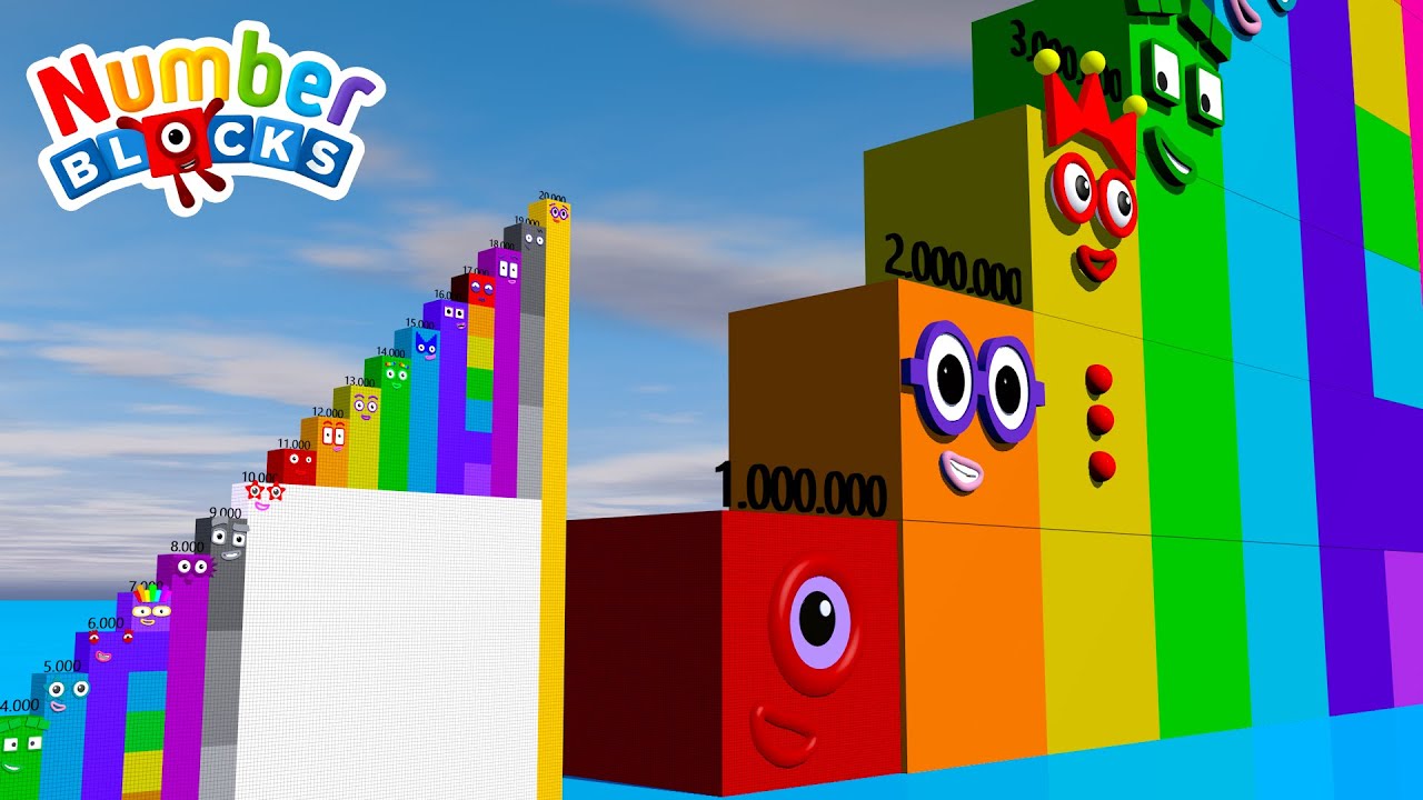 Looking For Numberblocks Step Squad 1000 To 15 Million Huge Standing