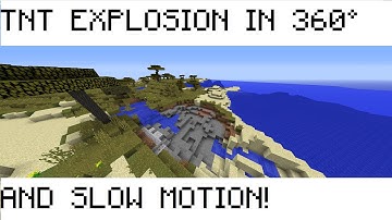 Slow Motion TNT Explosion in 360 degrees! (Testing Replay mod)