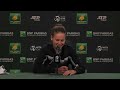 Veronika Kudermetova Press Conference Following 2nd Round Win 2022 BNP Paribas Open
