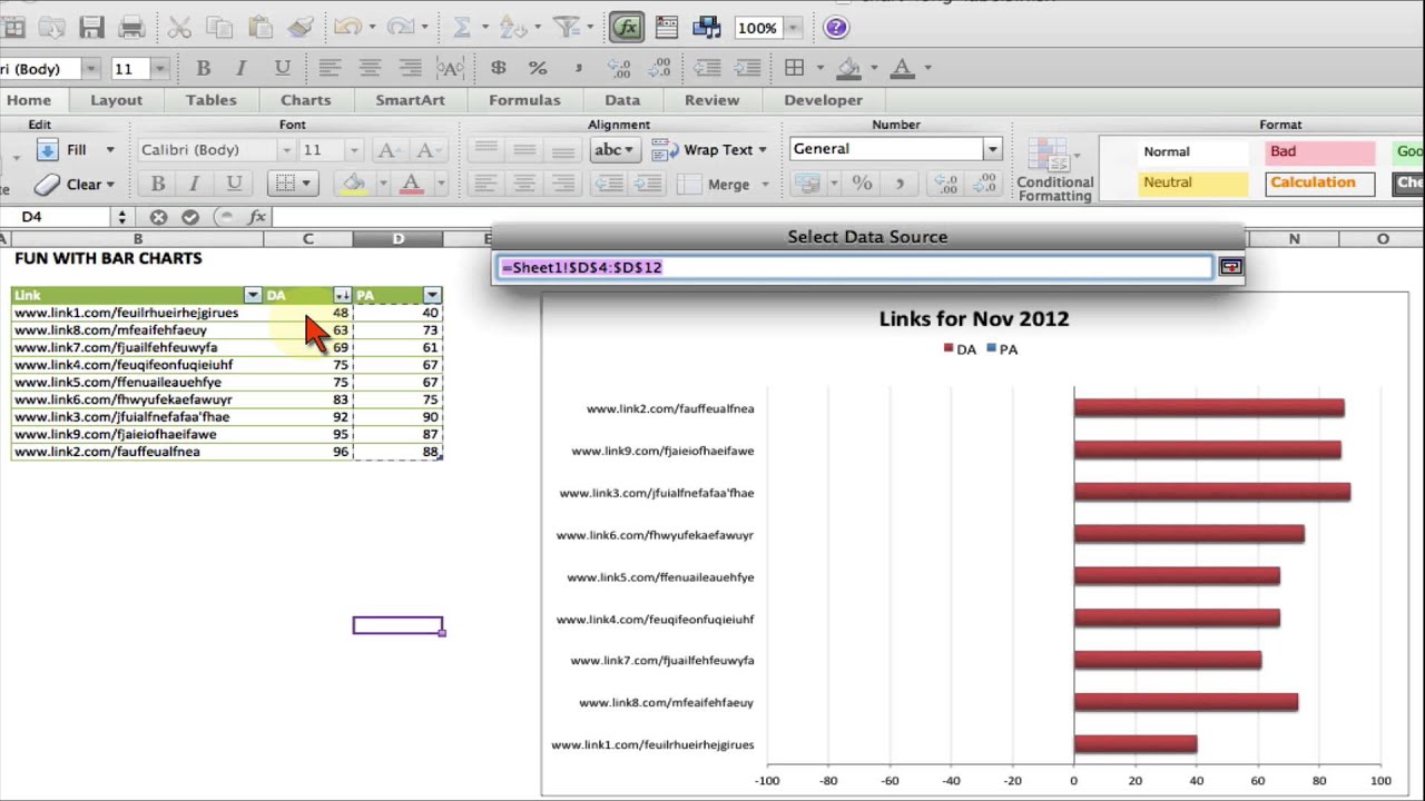 Excel Chart Legend Order