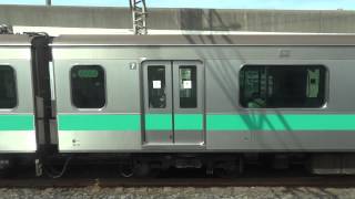 JR常磐線E233系2000番台とE531系並走/JR East 233-200 series/2013.03.28