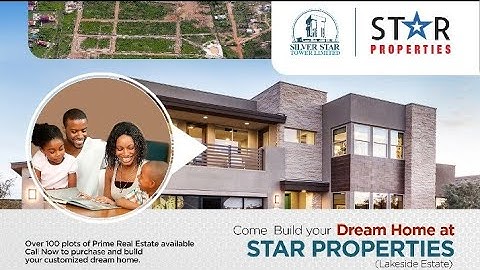 Luxury Plots for Building Dream Homes in Accra Ghana - 4 bedroom Star Home with swimming pool