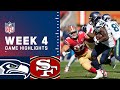 Seahawks vs. 49ers Week 4 Highlights | NFL 2021