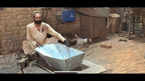 How Wheelbarrows Are Made Using Raw Material #wheelbarrow