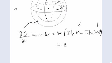 Diffusion equation in spherical coordinates