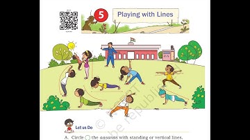 Class-2 Mathematics NCERT Lesson 5 Playing with Lines (Orientations of a line) (Hindi + English)
