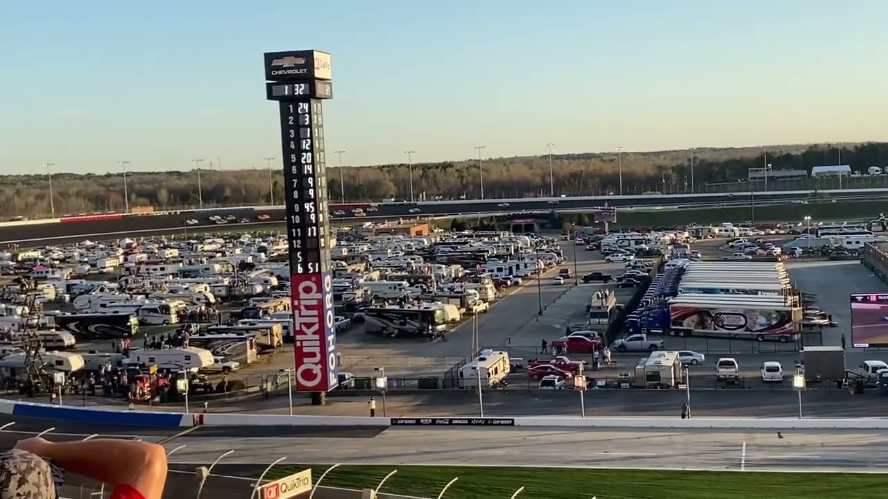 WILD Atlanta Motor-speedway Last lap and Crash