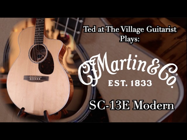 We unbox and demo an SC-13E Martin Guitar -- does it deliver