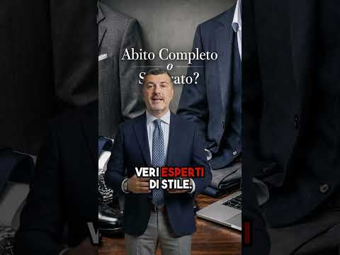 Abito completo o spezzato? ????♂️ Regole di stile suggerite per non sbagliare!