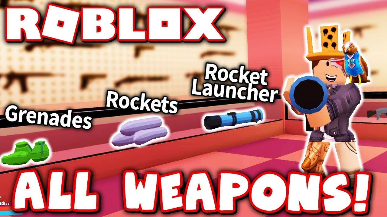 Unlocking All New Weapons In Jailbreak Update Testing Rocket - new rocket launcher in jailbreak roblox jailbreak