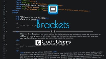 Tutorial brackets - Editor Html, Css, JavaScript