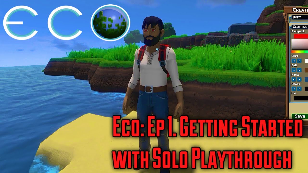 Eco: Ep 1. Getting Started with Solo Playthrough