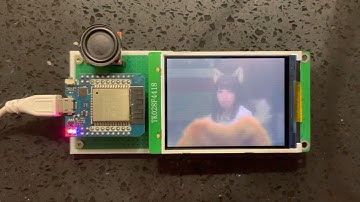 Arduino_GFX 30fps@320x240 MJPEG with 22050 mono MP3