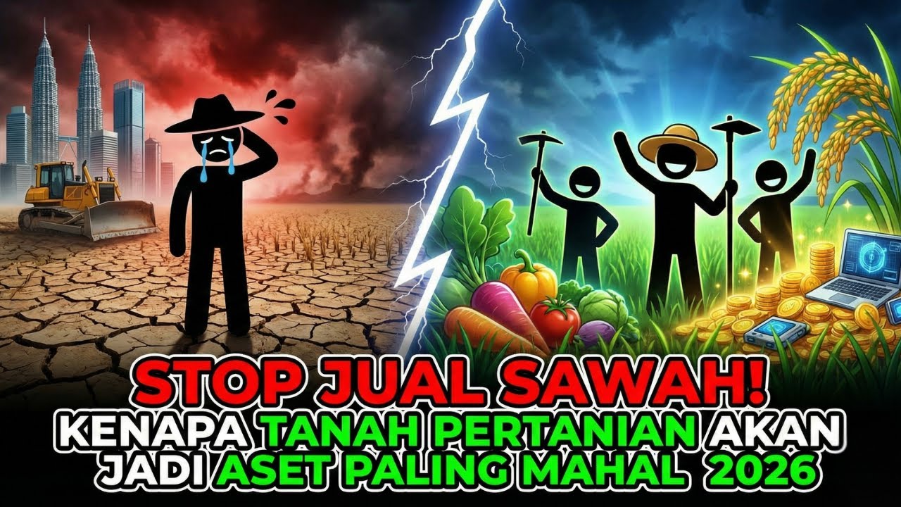 STOP JUAL SAWAH! KENAPA TANAH PERTANIAN AKAN JADI ASET PALING MAHAL 2026