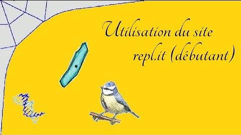 Utilisation des fonctionnalités de base du site repl.it pour programmer en python.