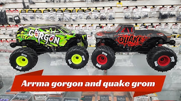 ARRMA QUAKE AND GORGON GROM SIZE COMPARISON!!!!!!!