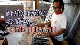 #guyonwaton #cakpercil tukang ukir skil dewa CAK PERCIL-MEMANG AHLINYA AHLI
