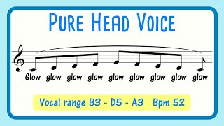 Male Head Voice Vocal Exercise - The Glow Technique