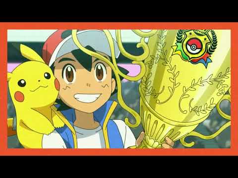 Ash recibe el trofeo de campeón mundial - Pokemon Journeys episodio 132 (Ash vs Lionel Parte 4)