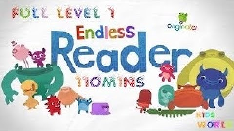 Endless Reader Level 2 English Words Education for Kindergarten to 2nd Grade