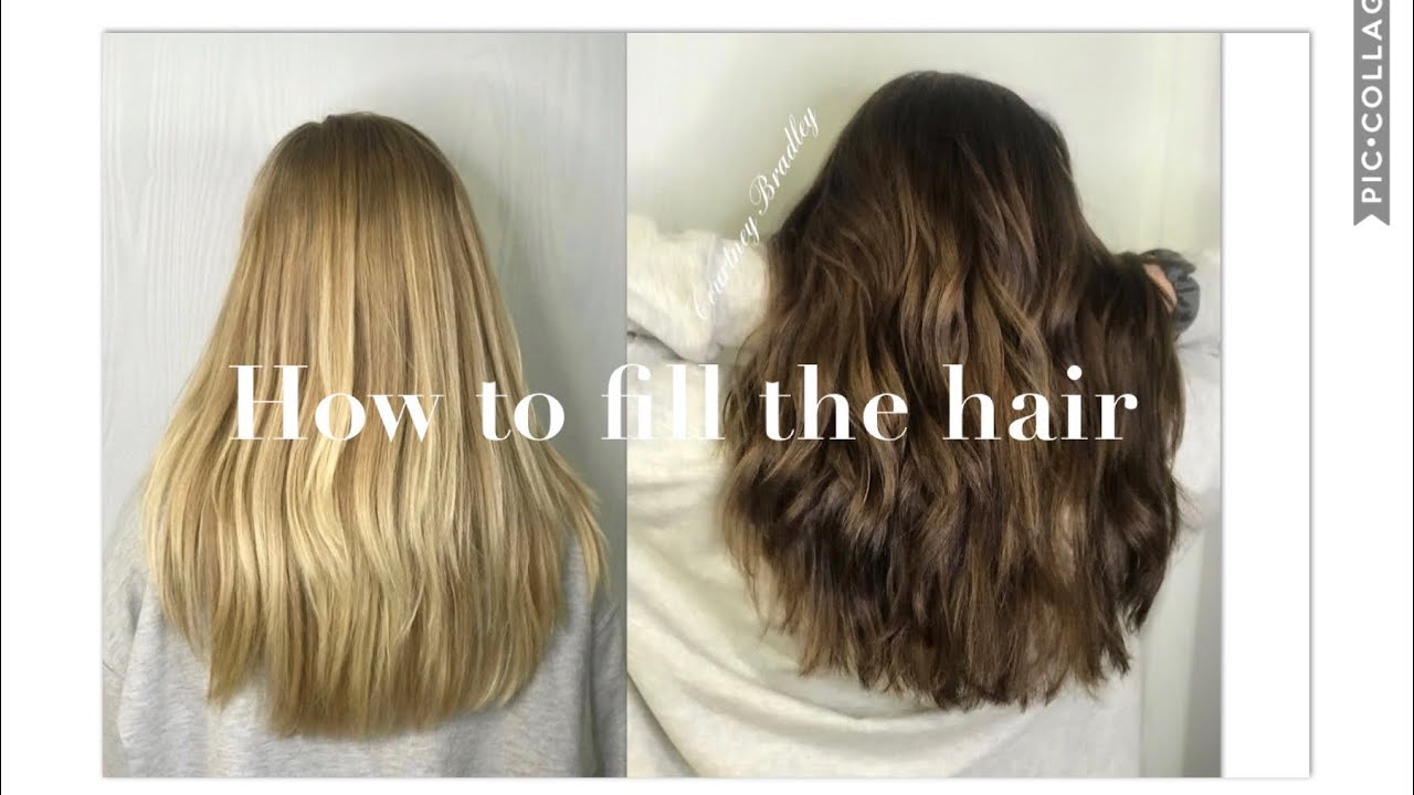 How To Fill The Hair For A Tint Back Natural Blonde Hair To