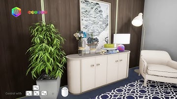 Real3Dorg Combination Sofa Scene | Unreal Studio