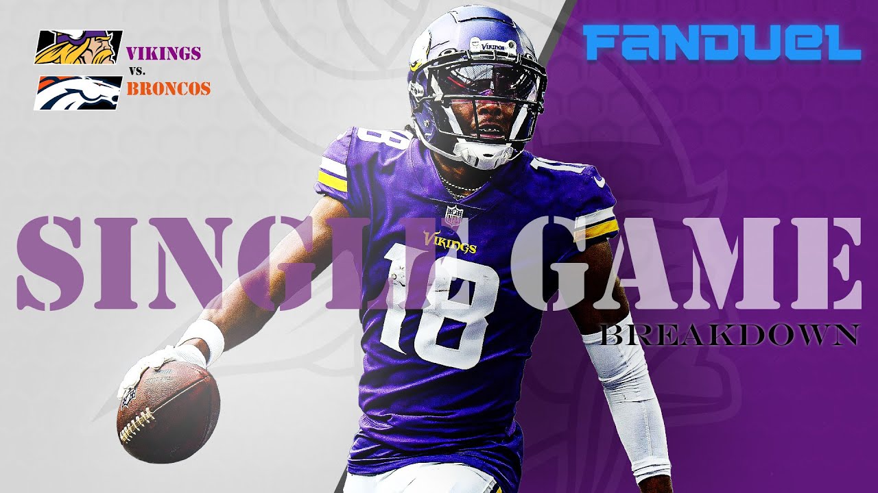 Fanduel Week 11 SNF Single Game Slate Vikings Vs Broncos DFS fanduel-week-11-snf-single-game-slate-vikings-vs-broncos-dfs