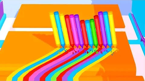 Pencil Run MAX LEVEL 🌈🥳 Gameplay All Levels Walkthrough iOS, Android New Game