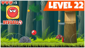 Red Ball 4 - Level 22 Walkthrough - Level 22 Deep Forest