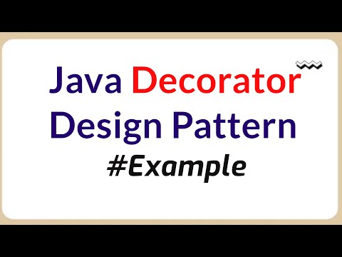 Java decorator design pattern with example | Java Programming
