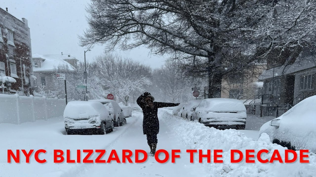 NYC BLIZZARD OF THE DECADE - YouTube