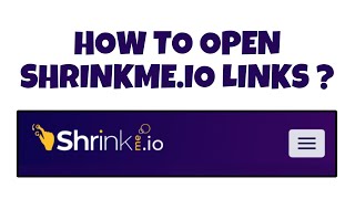 How to open shrinkme.io link | Fix shrinkme.io link not getting opened | Shrinkme.io links